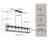 7 - Light Kitchen Island Steel Dimmable Chandelier-418342565