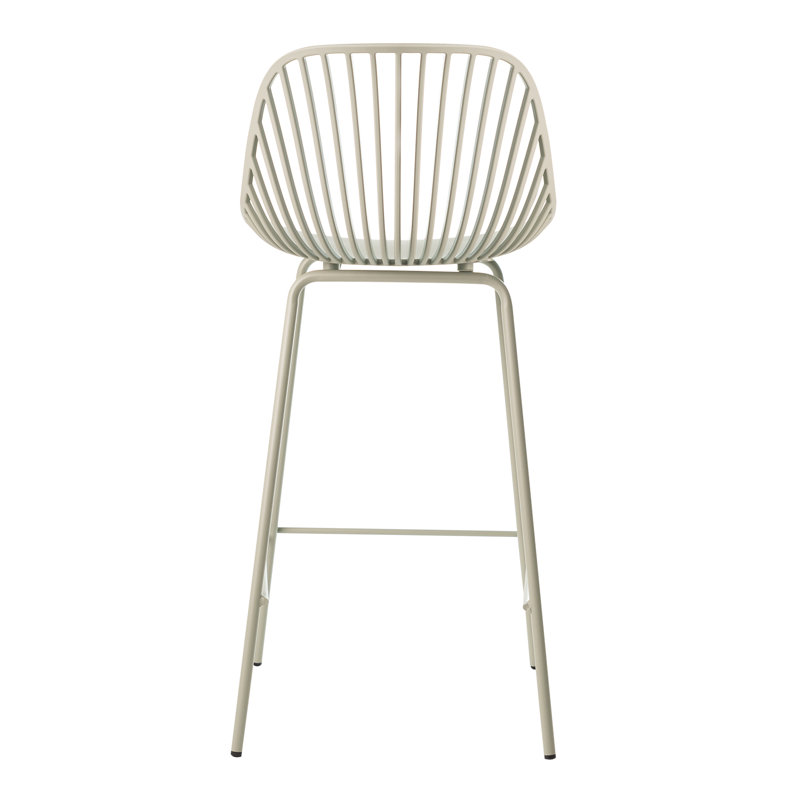 Kaytlyn Counter Stool with Metal Frame, Mint