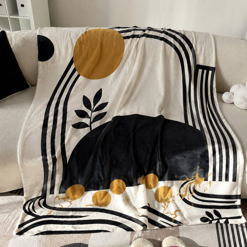 Jeté en flanelle Cozy Cozy, L 60 po x l 50 po