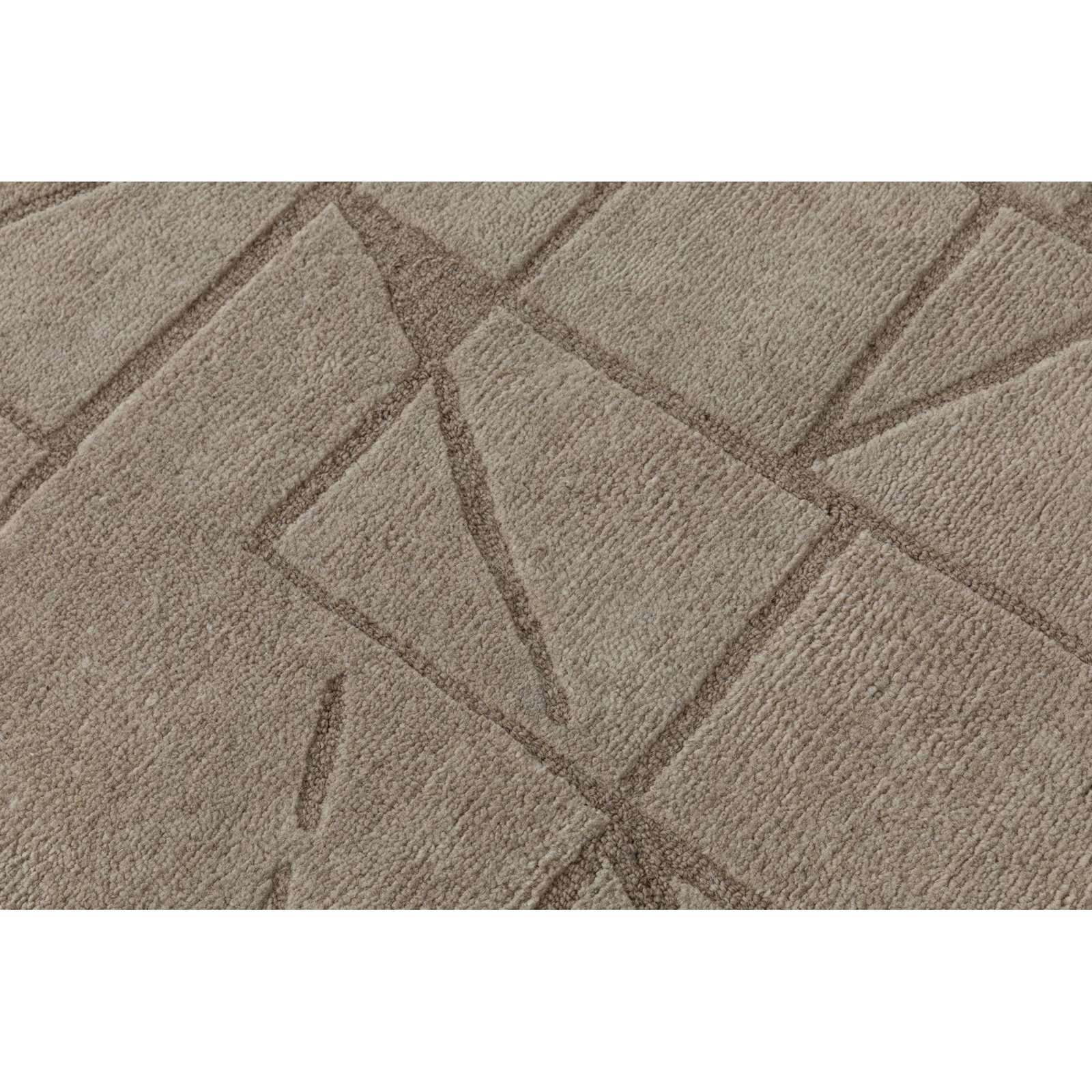 Lira Hand-Tufted Wool Geometric Area Rug, Rectangle 2' x 3'