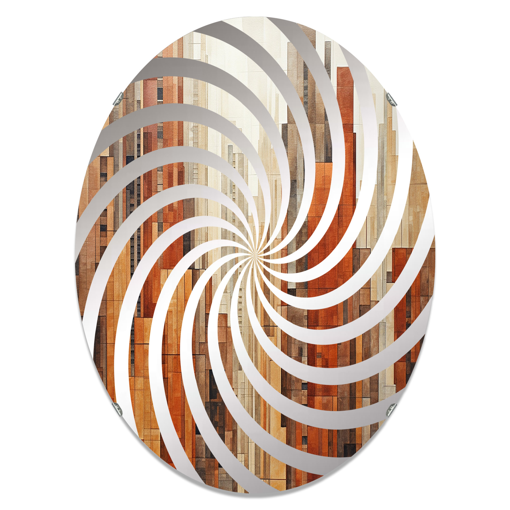 Design Art Caramel Columns Skycrapers Dream III - Vortex Decorative ...