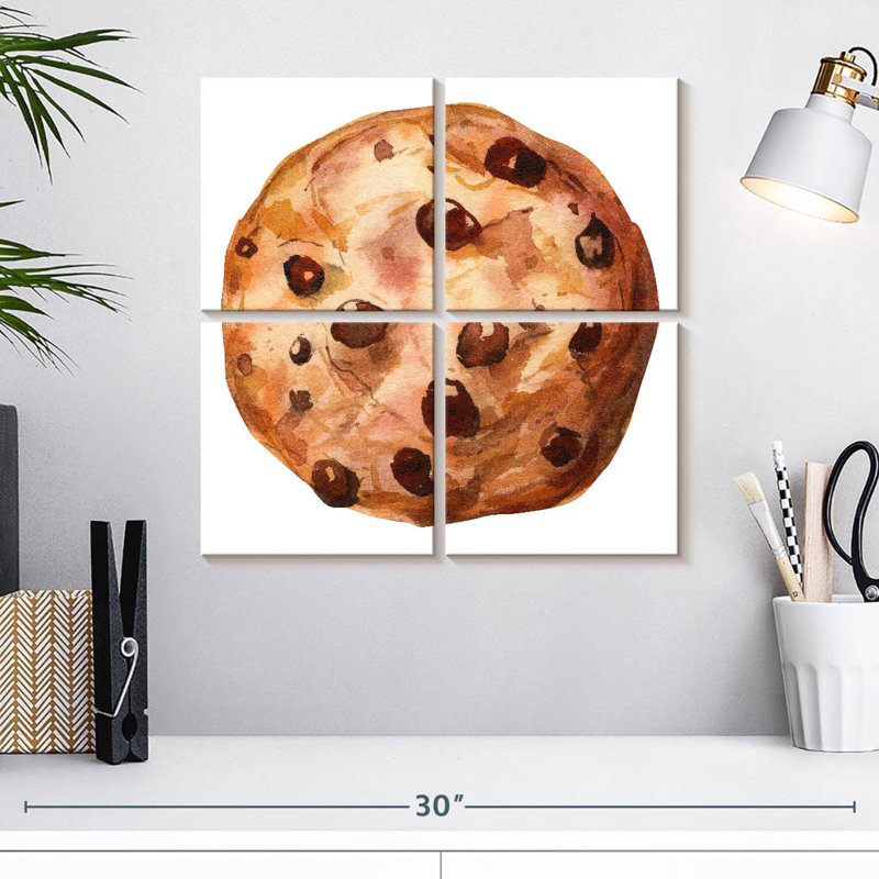 Biscuit aquarelle Yarlin, H 18 po x l 18 po