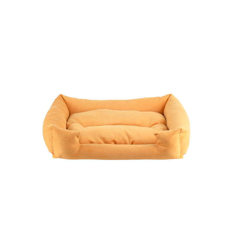 Lit pour animal de compagnie, Taille moyenne: L 35,43 po x l 29,53 po, Jaune