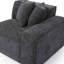 Cherylee Charcoal Chenille Basketweave RAF Corner Chair