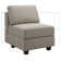 Nairoby 26.4'' Wide Upholstered Armless Chair with Pillow Back, Storage Single Chair Module Part For Sectional Sofa