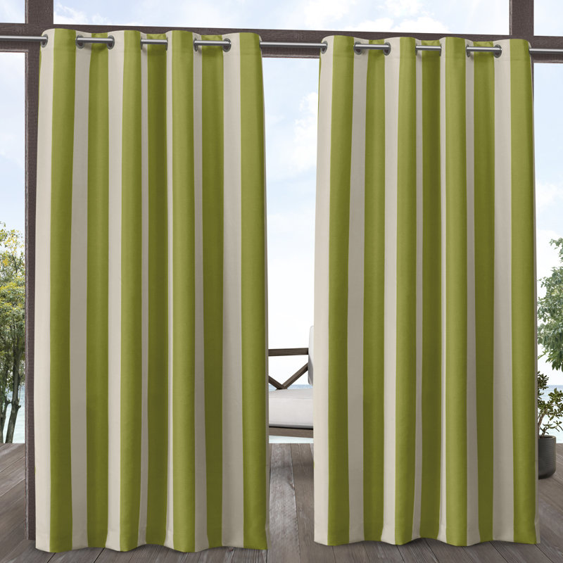 Kristen Semi Sheer Pair, Kiwi, 54"W x 96"L