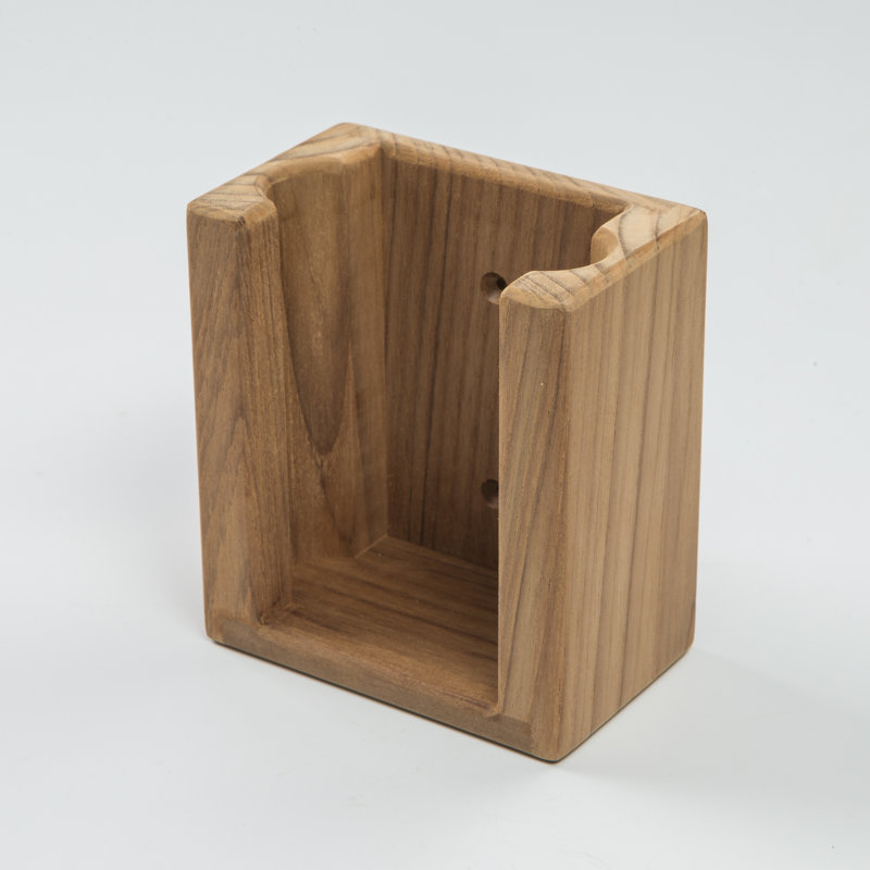 Porte-savon liquide en teck