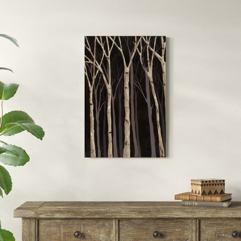 Midnight Birches I, H 30 po x l 20 po x P 1,25 po