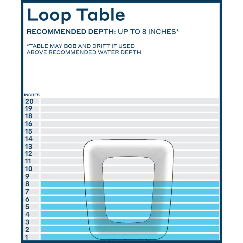 Loop Outdoor Square Side Table, Concrete Gray