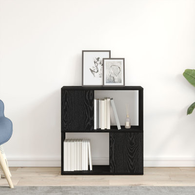 Book Shelf Black Oak 24Cm Engineered Wood
