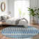 Premium Machine Washable Prisco Denim Rug