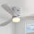 Nicola 52" 3 - Blade LED Standard Ceiling Fan with Remote Control and Light Kit Included-111707154