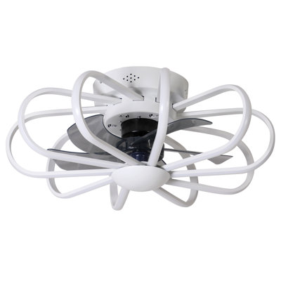 Firebaugh 23.62'' Indoor Bedroom LED Ceiling Fan with Remote Control