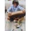 Wouf Wouf! Hand Tufted Cotton Plaid Area Rug-1814951803