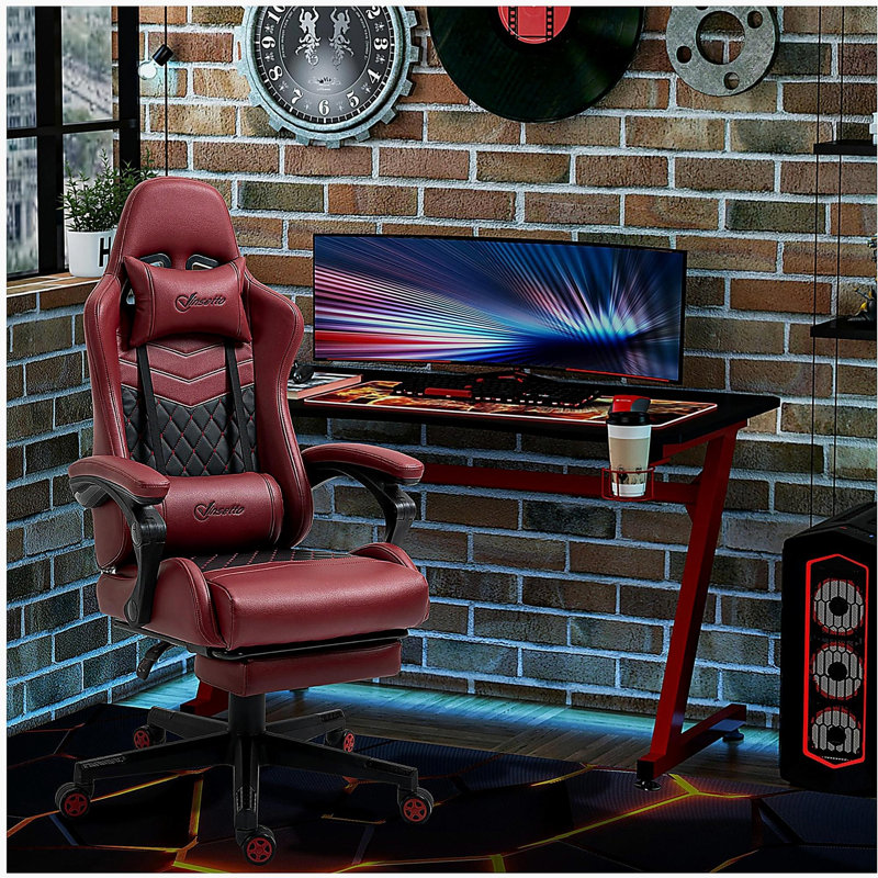 Fauteuil de jeu en cuir polyuréthane Diamond