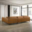 Canapé modulaire en cuir moderne Mid Century Pluie-106255950