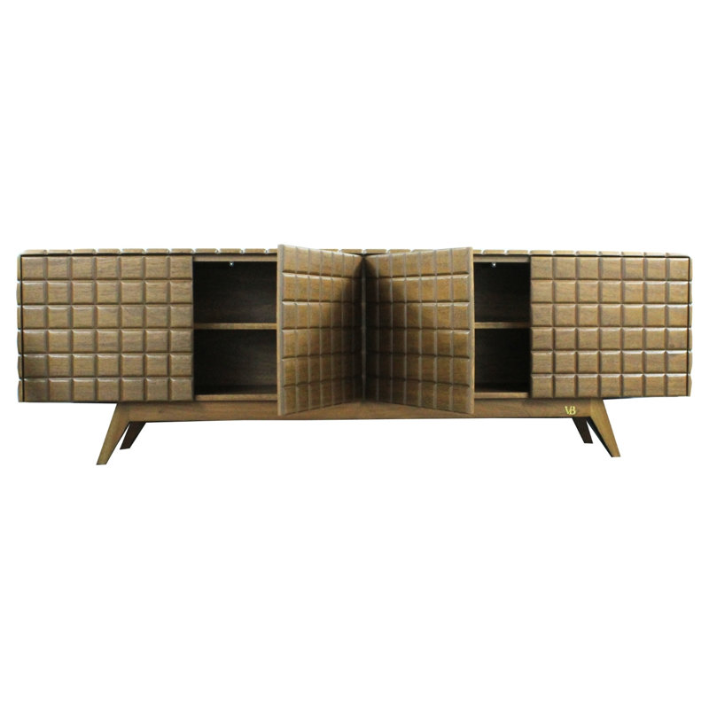 Sideboard 81'' Solid Wood Sideboard
