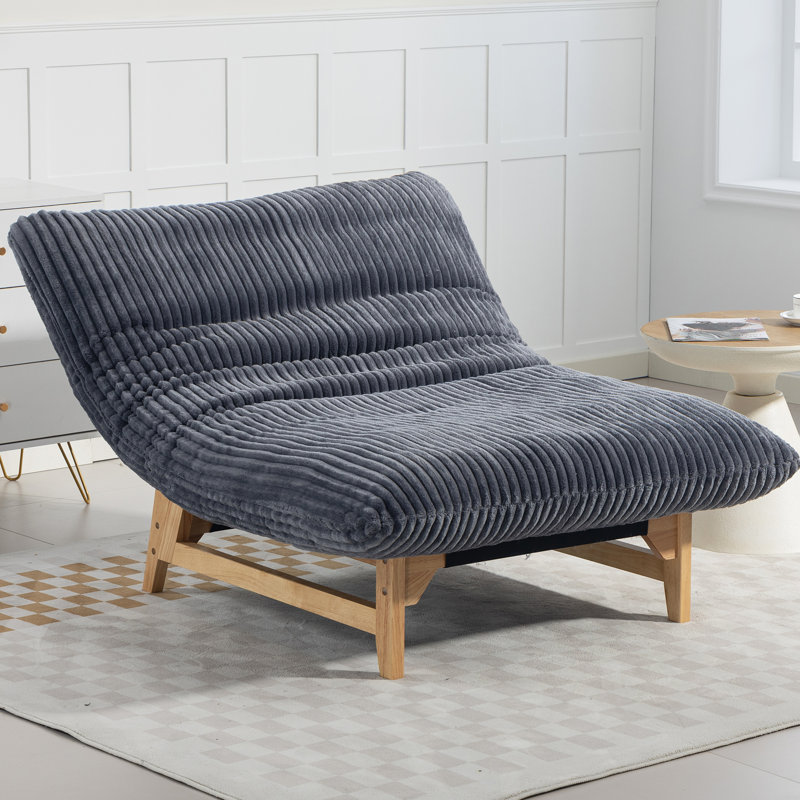 43.3'' Wide Oversized Comfy Cloud Accent Chair, Gray