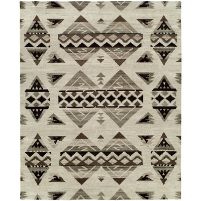 Rehoboth Hand Knotted Wool Southwestern Indoor Rug