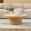 Table basse ronde avec plateau en pierre frittÃ©e, idÃ©ale pour le salon et la chambre Ã  coucher-1961325176-1961325179