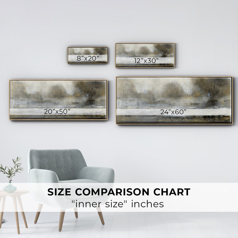 Gilt Landscape I- Framed Canvas