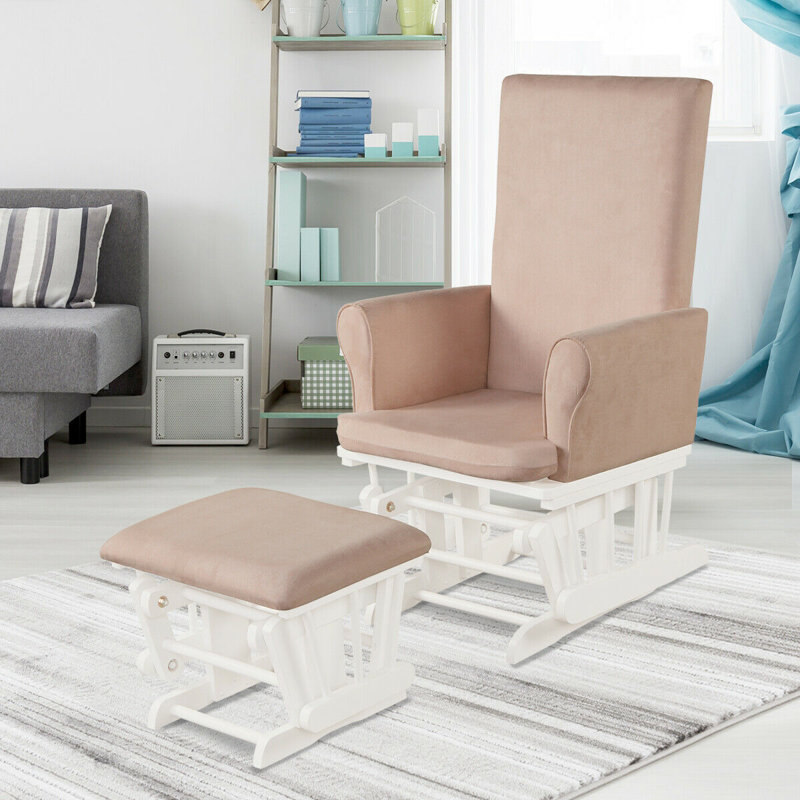 Amsterdam Plastic Rocking Chair, Pink