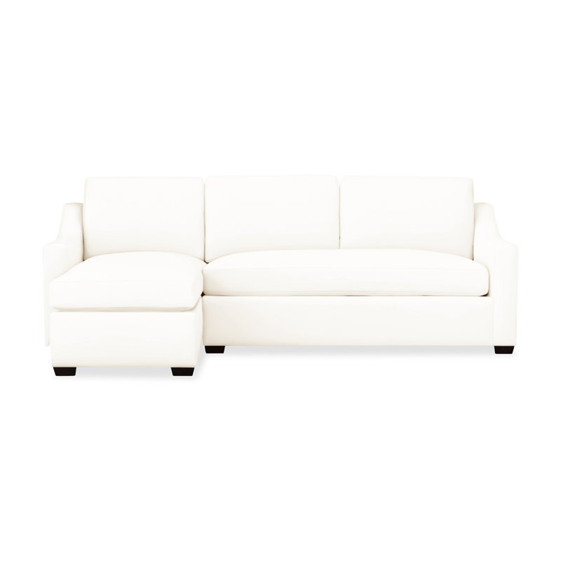 Cranbrook Upholstered Chaise L-Sectional, Left Hand Facing, Bayou Off White Canvas