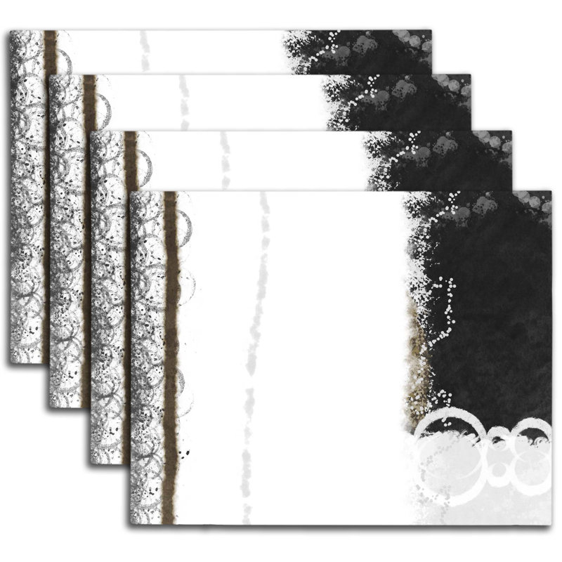 Napperon abstrait en polyester