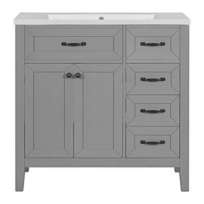 Meuble-lavabo sur pied simple 35,98 po Millstead