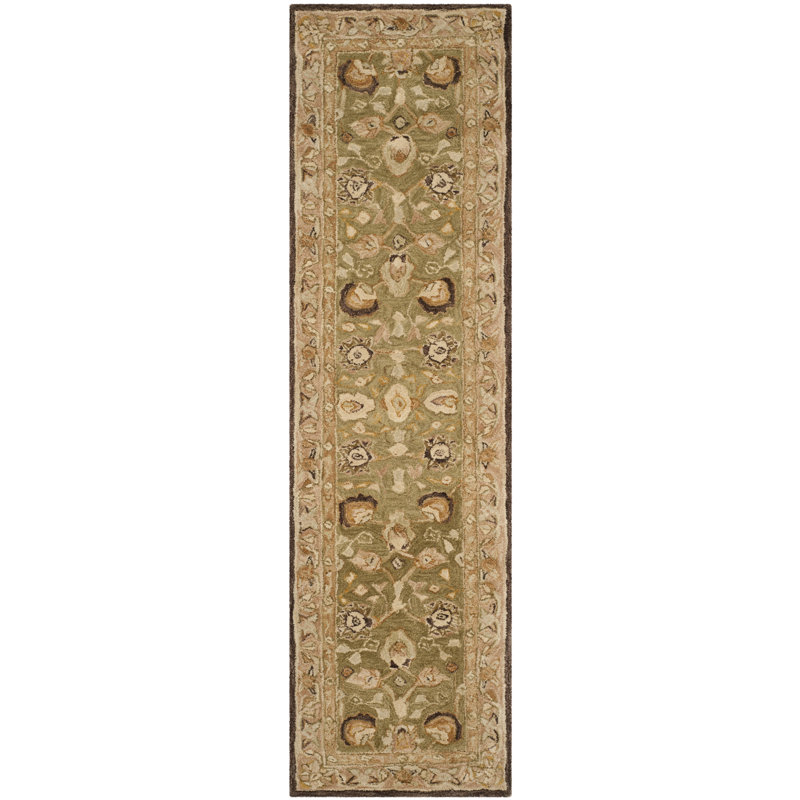 Tingley Hand Tufted Wool Oriental Rug, Runner 2'3" x 10'