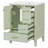 Bathroom Vanity With Ceramic Sink, Modern Freestanding Cabinet Featuring Soft-Close Door, Deep Drawer-307703354