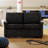 Kensington 54 in. Twin Pull Out Sleeper Sofa Bed with USB/Outlets