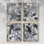 «Mix I», ensemble de 4 reproductions encadrées-1685854003-1685854000