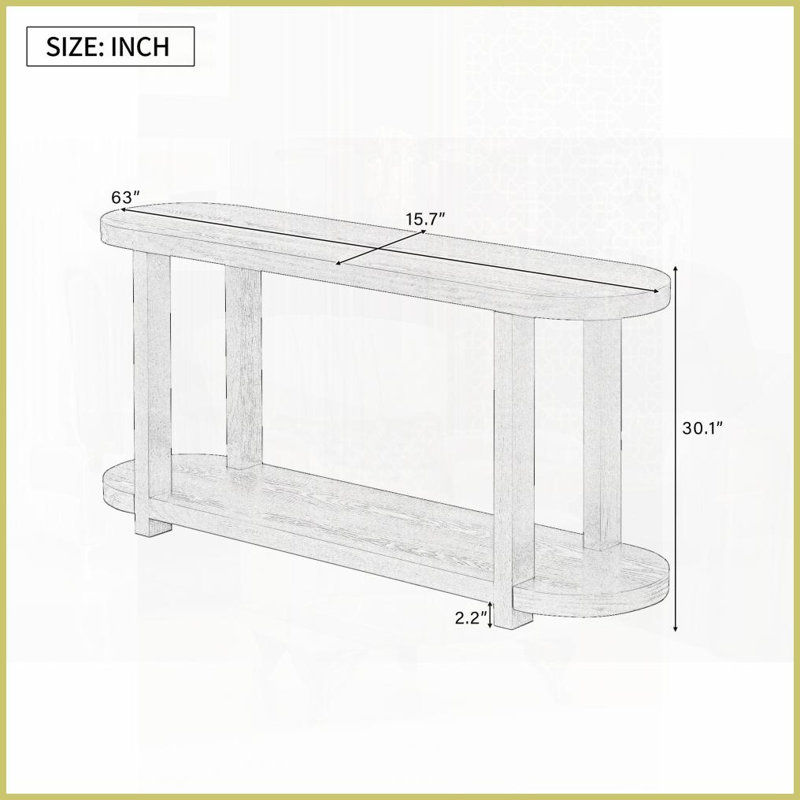 Table basse élégante en placage de frêne minimaliste pour hall d'entrée / salon Facile à assembler
