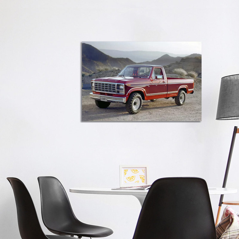 1980 Ford F-250 Ranger by Unknown Artist - Wrapped Canvas Print, 101.6 cm H x 66.04 cm W x 1.91 cm D