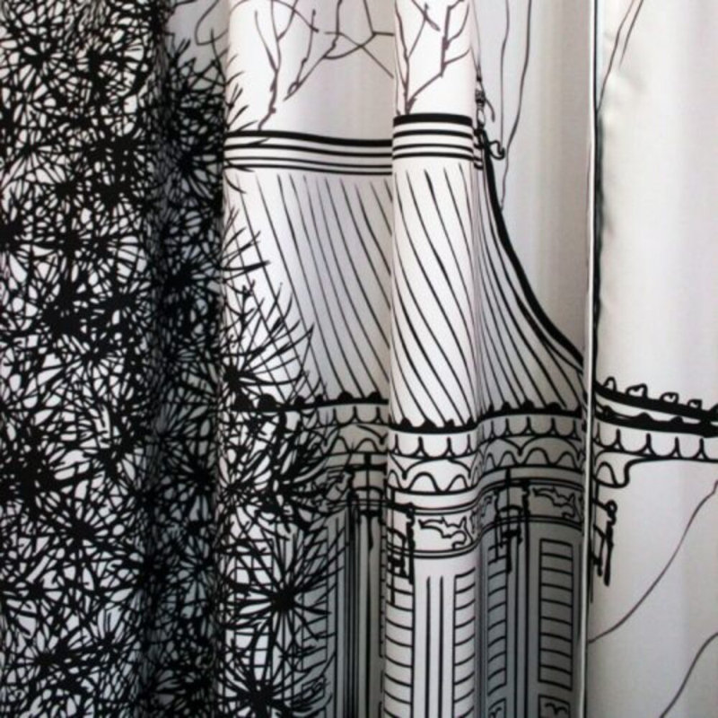 Blackout Curtain Panel Pair, 148 W x 400 D cm