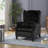 Pushback Recliner Chair, Fabric Armchair Push Back Recliner