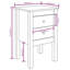 Lisa-Marie 40cm W Solid Wood Bedside Table-1720139458
