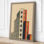 Modernist Structure Art Deco - Wrapped Canvas-1336926285-1336926295