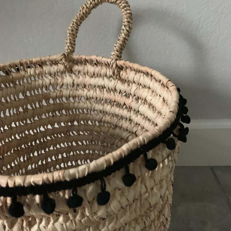 Panier en rotin marocain Riley