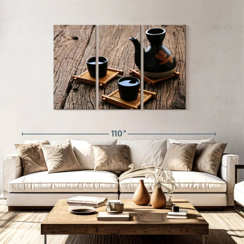 Yarlin Traditional Sake, 48" H x 74" W