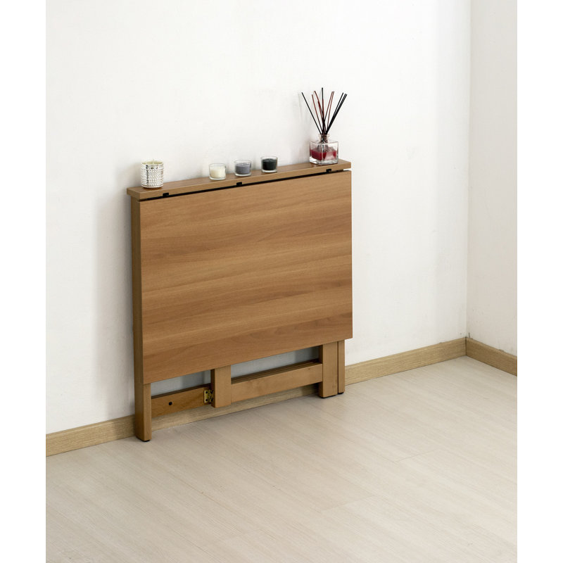 Loralyn 79cm Rectangular Folding Table, Cherry