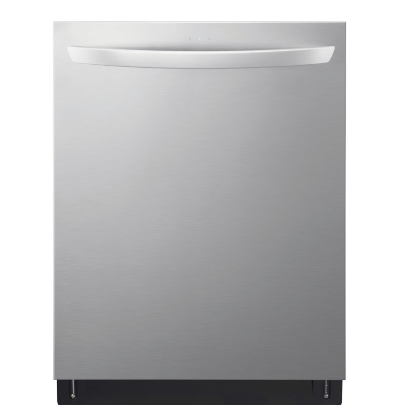 LG 24-inch QuadWash® Pro Top Control Dishwasher, Print Proof Stainless Steel