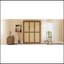 Armoire de lit en bois massif avec rotin Murphy-59938277-59938283