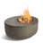Alerk Oval Polyresin Propane Smokeless Fire Pit