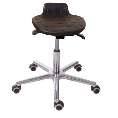 Adjustable Height Ergonomic Industrial Stool Wheels