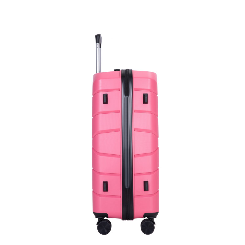Ensemble de 3 valises à roulettes Hardshell Valise Valise légère avec serrure TSA (20/24/28)