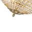 Sparkling 4-Light Clear Crystal Diamond Cage Chandelier