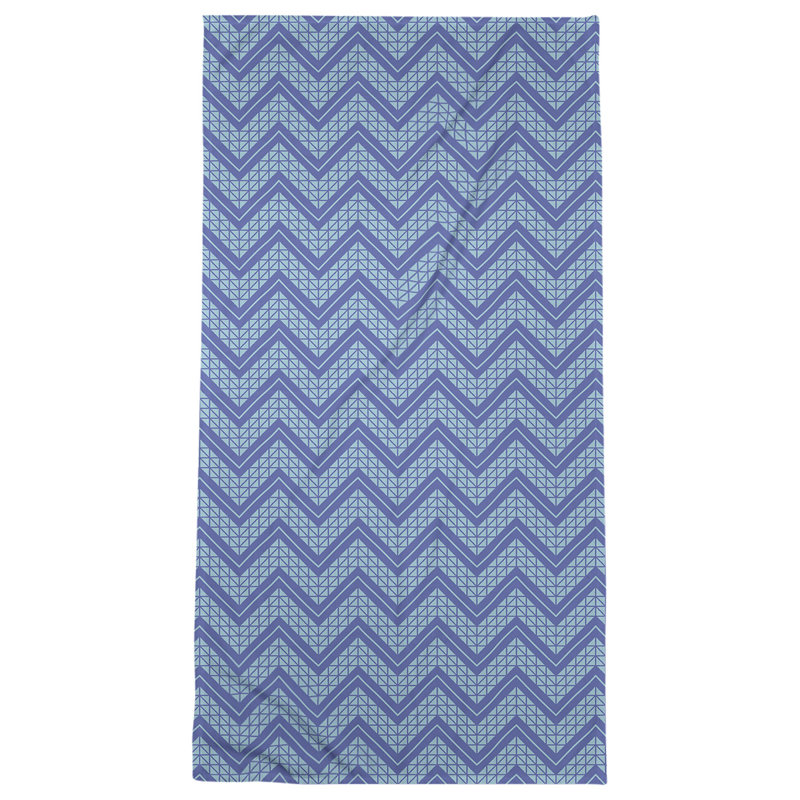 Stephenie Bath Towel, Dark Blue/Sky Blue