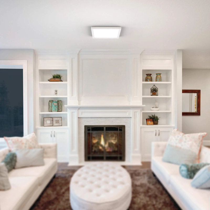 KODA 12" Square LED Ceiling Light (2-pack)